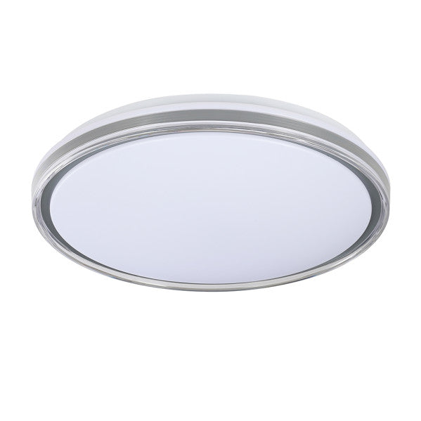 Plafon Nevado 72w 3000-4000-6000k Blanco/Gris 40d Reg.intensidad 6480lm C/remoto