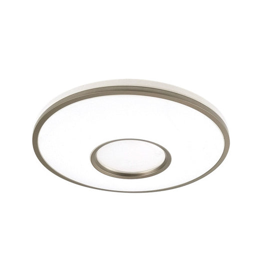 Plafon Perote 36w 3000-4000-6500k Blanco/Cuero 3528lm 7,5x39x39cm C/remoto Y Reg.intensidad