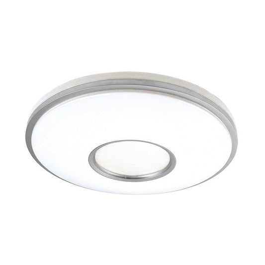 Plafon Perote 60w 3000-4000-6500k Blanco/Plata 5880lm 8x49x49cm C/remoto Y Reg.intensidad