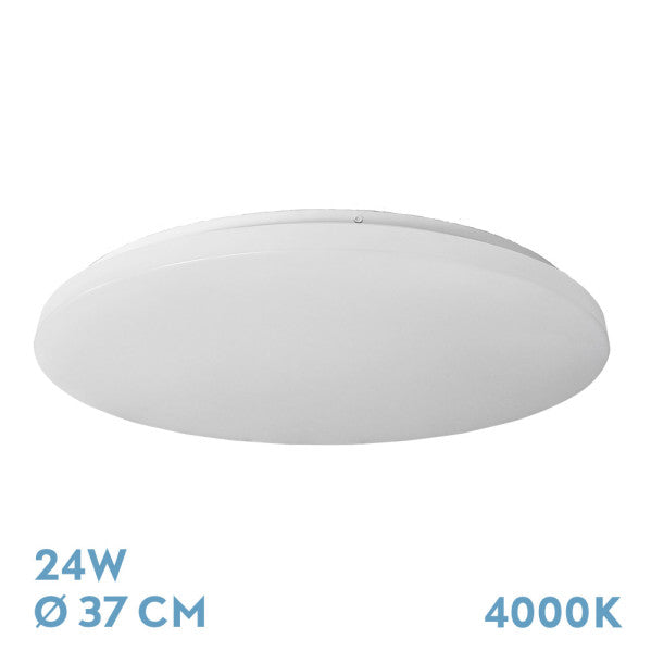 Plafon Tadeo 24w 4000k Blanco 5,5x37x37cm 2376lm