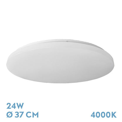 Plafon Tadeo 24w 4000k Blanco 5,5x37x37cm 2376lm