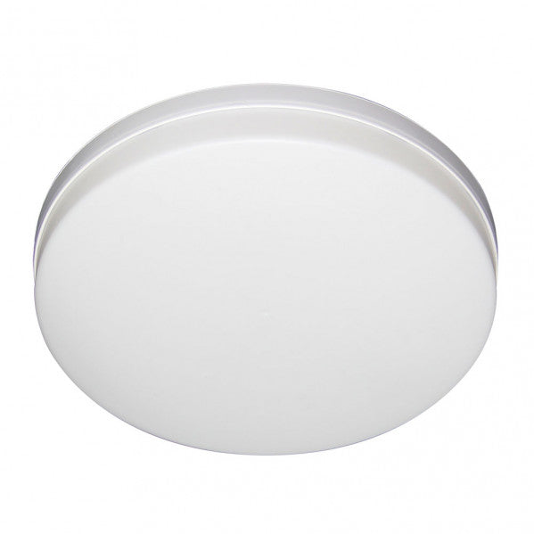 Plafon Trueno 48w 4000k Blanco Redondo 4320lm  3,9x30x30 Cm Sistema De Encaje Rapido