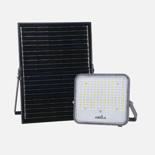 Proyector Solar Ferrol 200w 6500k Gris 2900lm Ip65 Cable 2m C/mando (24,5x27,5x5)(39x37,5x1,7)cm
