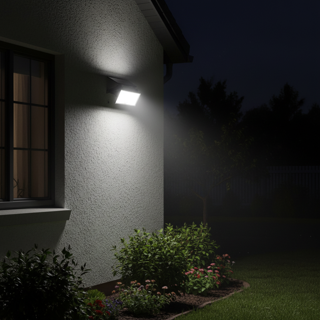 Proyector LED Solar 10W 4000K IP65 Panel 2,5W 8h Autonomía F-Bright | Suministros Figmar