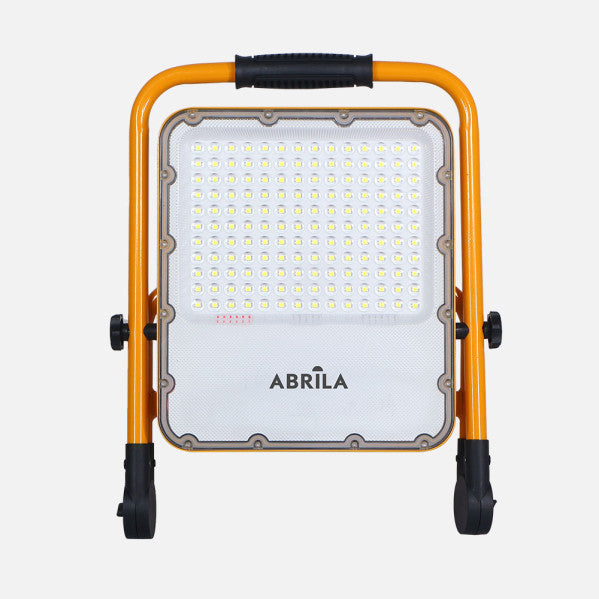 Proyector Inalambrico Brion 100w 6500k Amarillo 2970lm 4modos Ip65 Cable 1m Orientable 38,5x30,5x6,5cm