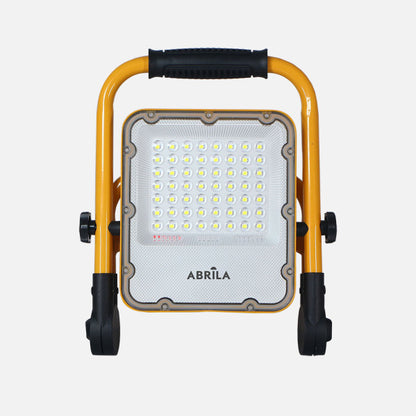 Proyector Inalambrico Brion 30w 6500k Amarillo 1030lm  4modos Ip 65 Cable 1m Orientable 28,5x23x5cm