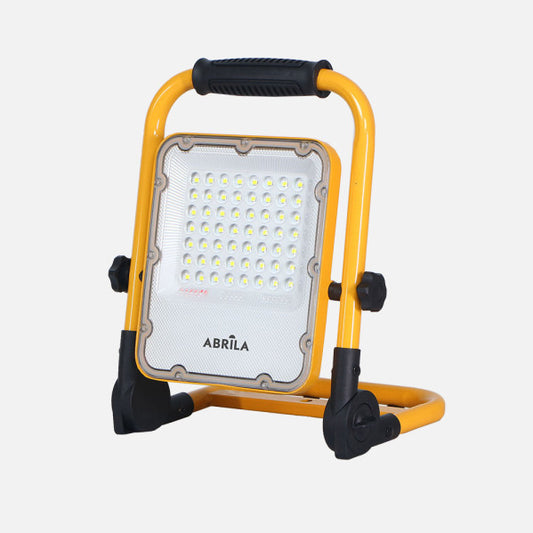 Proyector Inalambrico Brion 30w 6500k Amarillo 1030lm  4modos Ip 65 Cable 1m Orientable 28,5x23x5cm