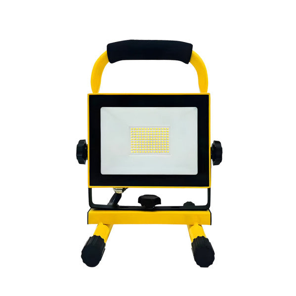 Proyector Portatil Coyote 100w 6500k Negr/amarill  8000lm Ip65 28,5x23,5x16cm