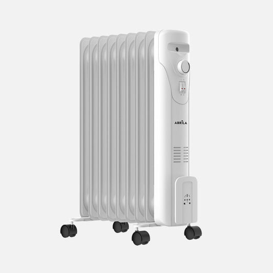 Radiador Aceite Duncan 2000w Blanco 3pot.termostato Regulable,antivuelco Prot.seguridad 60,5x41,5x24,5cm