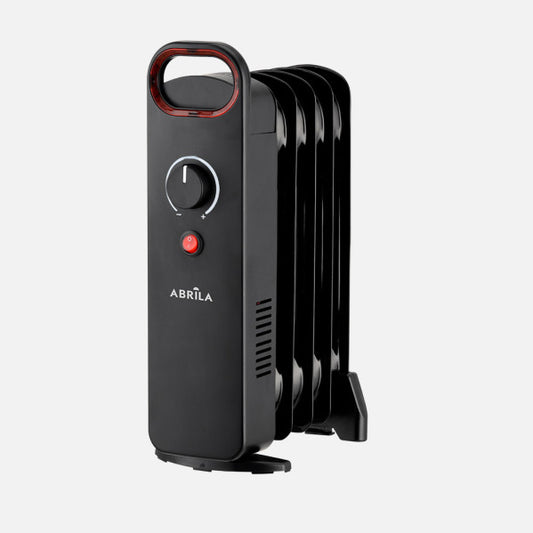 Radiador Aceite Lapacho 500w Negro Termost.reg 5 Elementos Proteccion  Seg.asa 38x24x14cm