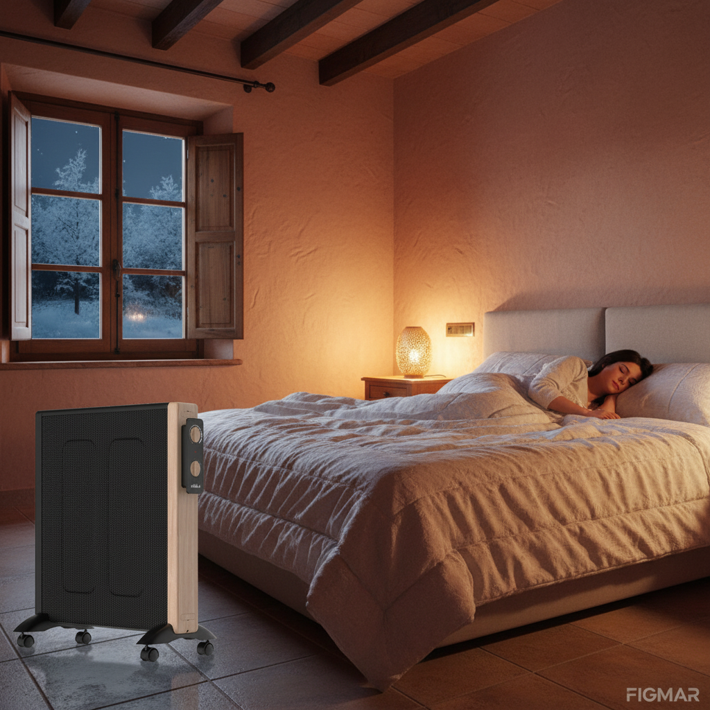 Radiador Badin en dormitorio - FIGMAR