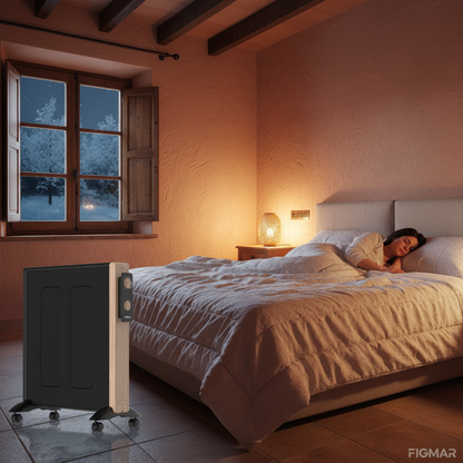 Radiador Badin en dormitorio - FIGMAR