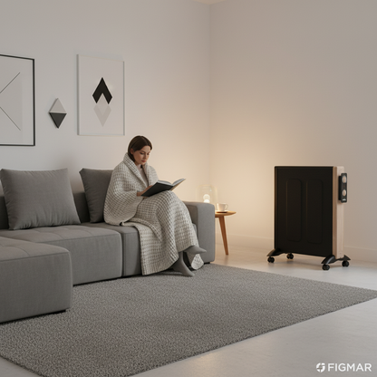 Radiador Badin en salón - FIGMAR