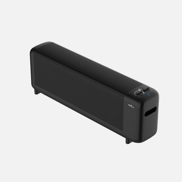 Radiador De Mica Pinsapo 2000w Negro 2pot Antivuelco Luz Ind.protecc.seg.termost.reg.29x80x16cm