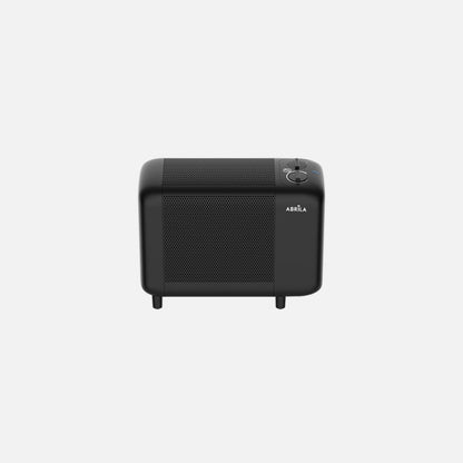 Radiador De Mica Pinsapo 600w Negro 2pot Antivuelco 29x38x16cm