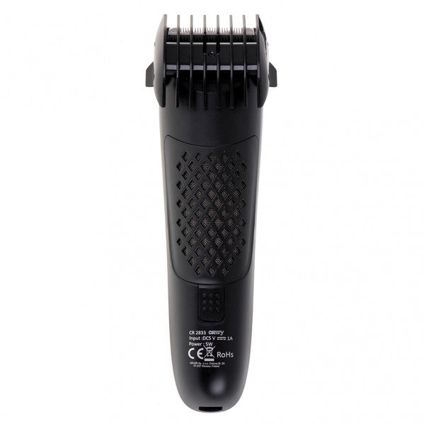 Recortadora Barba Inalambrica Carga Usb Pant. Lcd Tiempo Uso 60min Aspiracion 2 Accesor.