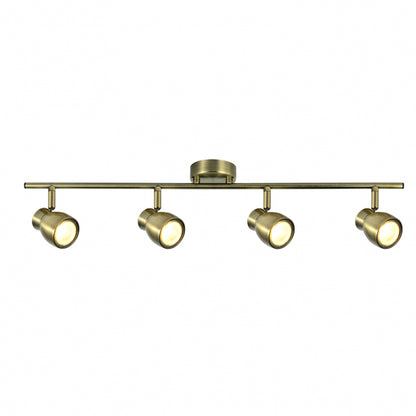 Regleta Chacho 4xgu10 Cuero 14x69,5x8,5 Cm