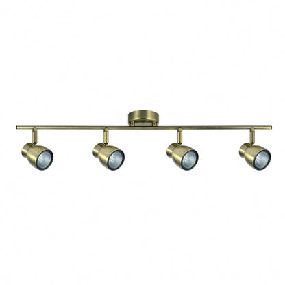 Regleta Chacho 4xgu10 Cuero 14x69,5x8,5 Cm