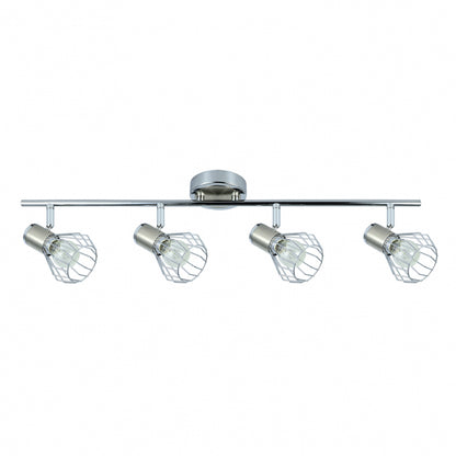 Regleta Mateo 4xe14 Cromo/niquel 15x69,5x8,5 Cm