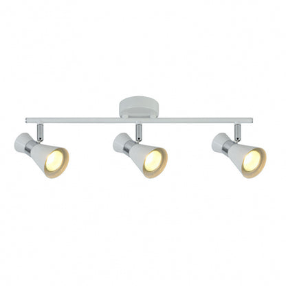 Regleta Maximo 3xgu10 Blanco/cromo 15x48,5x8,5 Cm