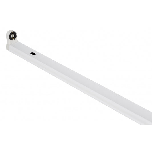 Regleta Para Tubo 1xt8 Led Mica 150cm Blanca  3,3x151x4,5 Cm
