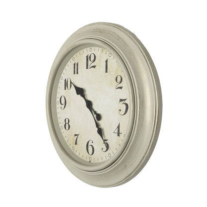 Reloj De Pared Lamba Blanco 46d Agujas Retro