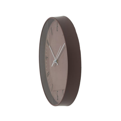 Reloj De Pared Lemur Marron 30d Mov.continuo