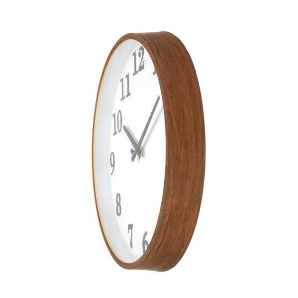 Reloj De Pared Lisbon Madera Osc/blan 30d Mov.cont
