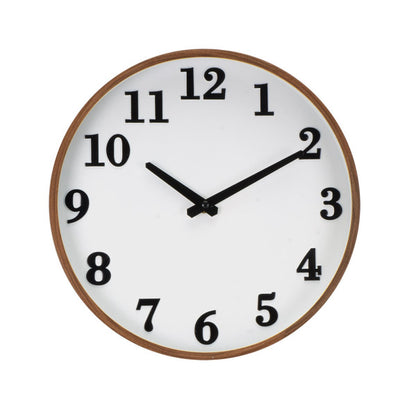 Reloj De Pared Lisbon Madera Osc/blan 30d Mov.cont