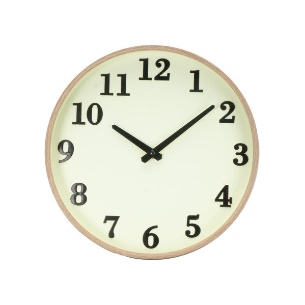 Reloj De Pared Lisbon Madera/vainilla 30d Mov.cont