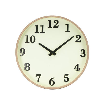 Reloj De Pared Lisbon Madera/vainilla 30d Mov.cont