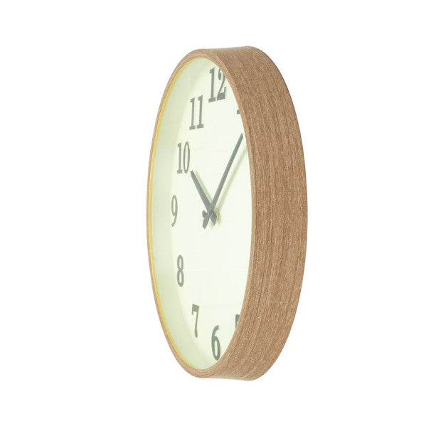 Reloj De Pared Lisbon Madera/vainilla 30d Mov.cont