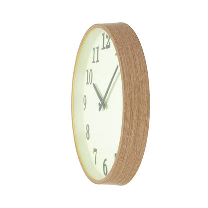 Reloj De Pared Lisbon Madera/vainilla 30d Mov.cont