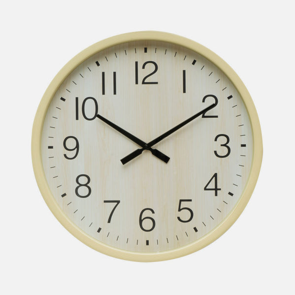 Reloj De Pared Manilva Haya 55x55x4 Cm Movimiento Continuo
