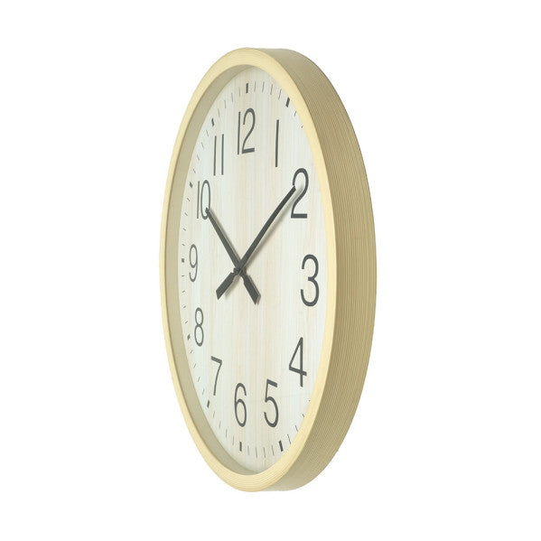 Reloj De Pared Manilva Haya 55x55x4 Cm Movimiento Continuo
