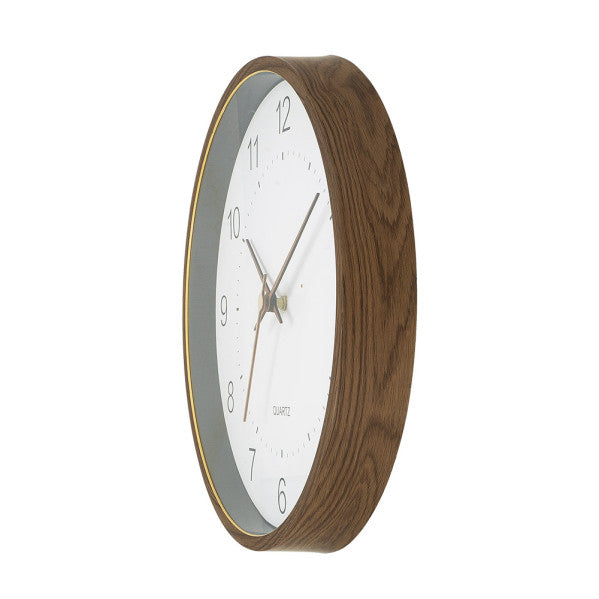 Reloj De Pared Monquey Mad.osc/blan 35d Mov.cont