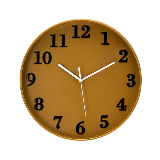 Reloj De Pared Parrot Amarillo 30d Mov.continuo
