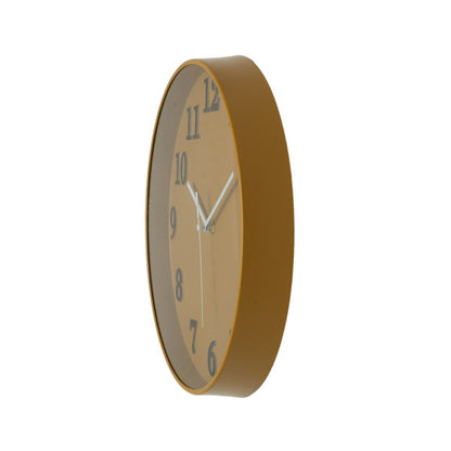 Reloj De Pared Parrot Amarillo 30d Mov.continuo