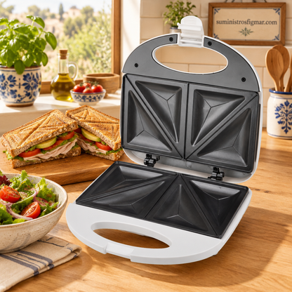 Sandwichera Haida Valine en cocina mediterránea con suministrosfigmar.com