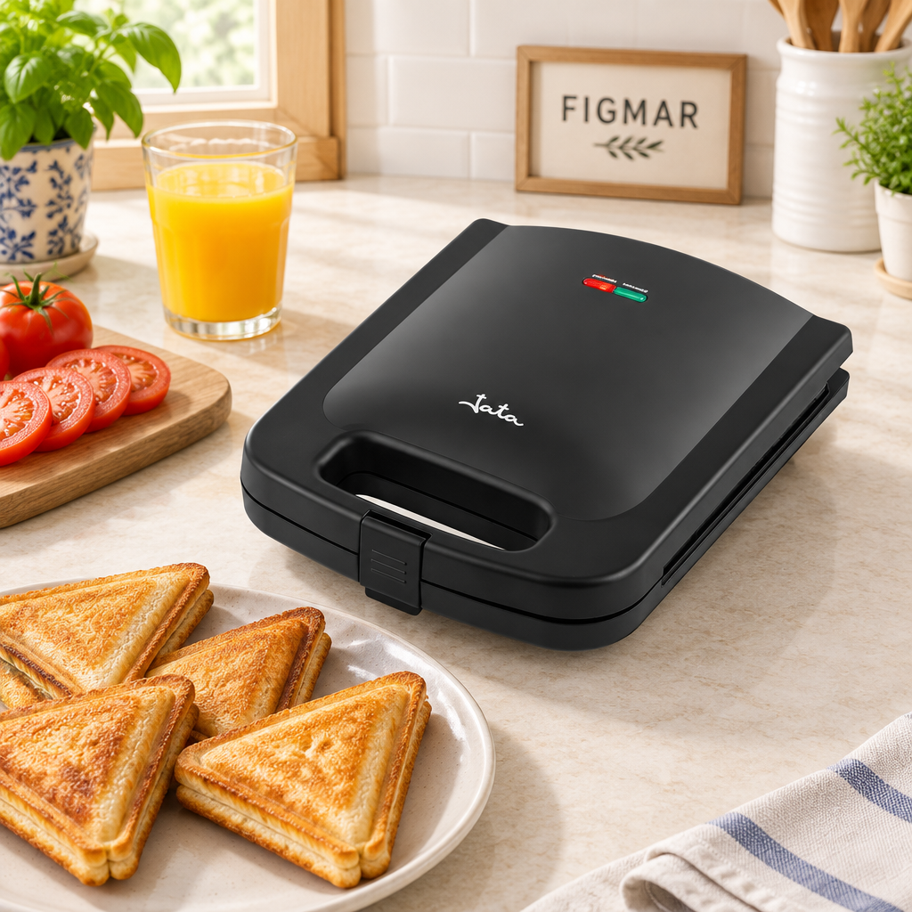 Sandwichera Jata JESW1551 en desayuno con Figmar