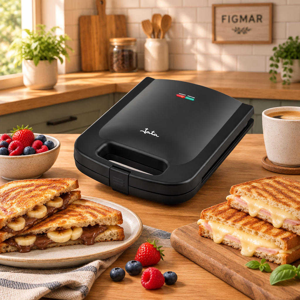 Sandwichera Jata JESW1551 en merienda con Figmar