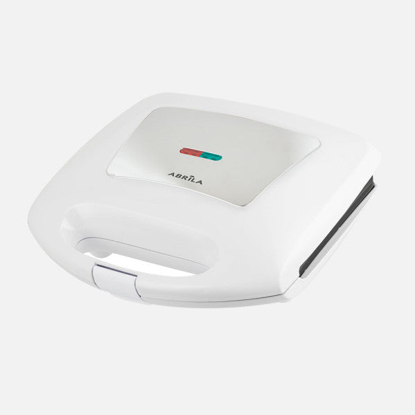 Sandwichera Rabino 750w Blanco/acero Antiadh.luz Indicad Placa 21x12cm Grill.tact.frio 10x21,5x20,5cm