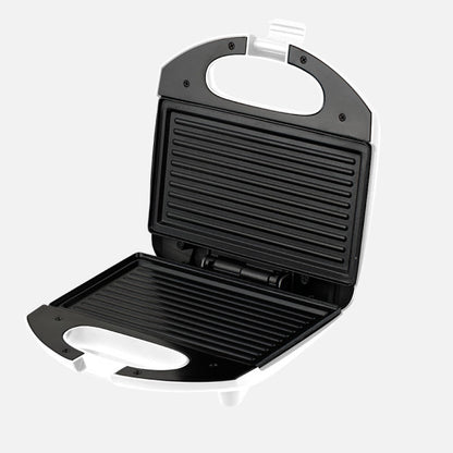 Sandwichera Rabino 750w Blanco/acero Antiadh.luz Indicad Placa 21x12cm Grill.tact.frio 10x21,5x20,5cm