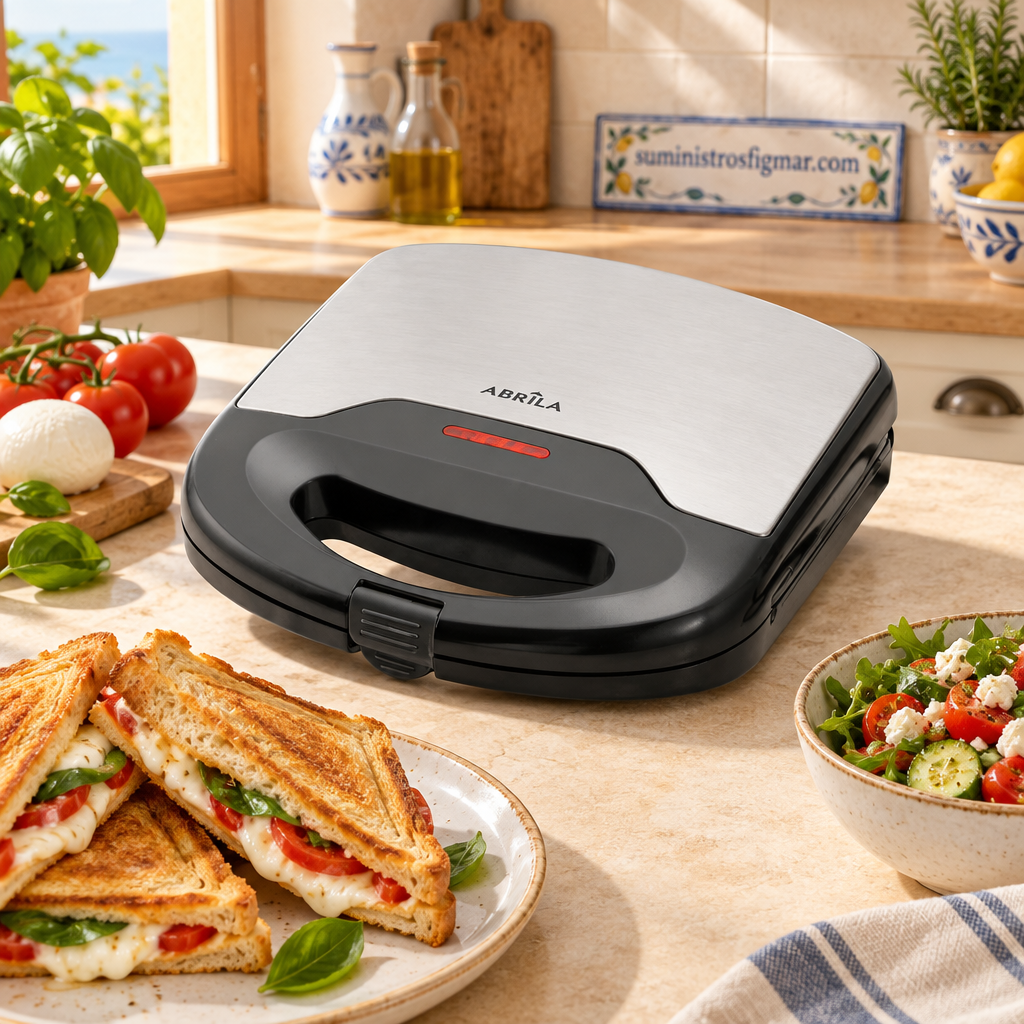 Sandwichera Rafina en cocina mediterránea con suministrosfigmar.com