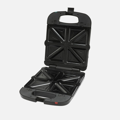 Sandwichera Teba 1300w Negro/acero 2placas Intercambiables 26x11cm luz.ind.4sandw/grill Antiadh.10x29x35cm