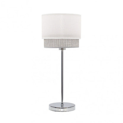 Sobre Mesa Kenya 1xe14 Blanco/gris 45x18x18 Cm