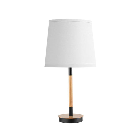 Sobremesa Alondra 1xe14 Negro-haya/blanco 45x25x25cm