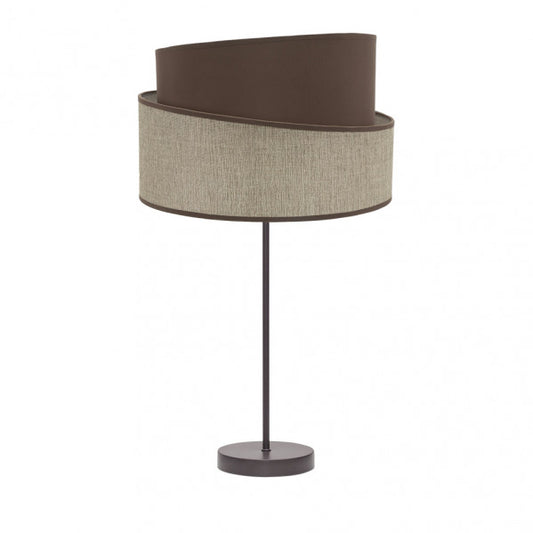 Sobremesa Alto Hara 1xe27 Marron/marron 66x35x35 Cm
