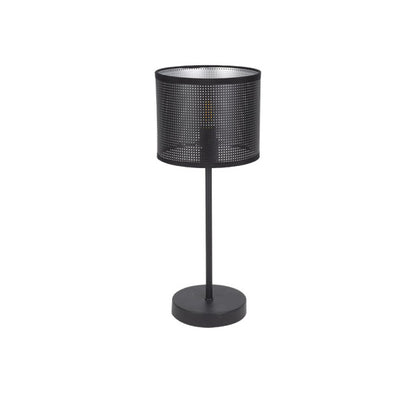 Sobremesa Anastasia 1xe14 Negro/negro-plata 42,5x17x17 Cm