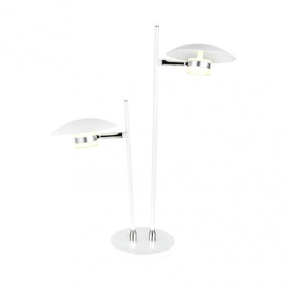 Sobremesa Ciudad Del Cabo 2l 12w 4000k Blanc/plata 52x32x15 Cm 1080 Lm Dirigible Y Orientable
